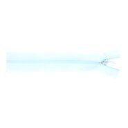 Blinde Reißverschlüsse - nahtverdeckter Reissverschluss 60 cm hellblau