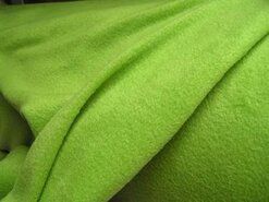 Grüne Stoffe - NB 9111-123 Fleece apfelgrün 