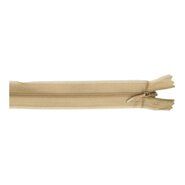 Blinde Reißverschlüsse - nahtverdeckter Reissverschluss 22 cm beige