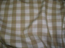 Boerenbont stoffen - Katoen stof - Boerenbont ruit (1,5 cm) - beige - 5583-053