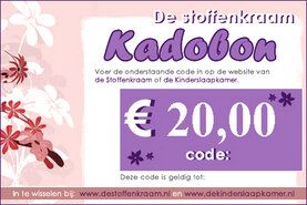 Geschenkgutscheine - Kadobon 20 euro