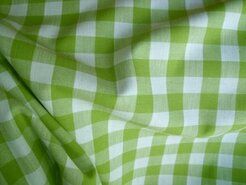 Geruite stoffen - Katoen stof - Boerenbont ruit (1,5 cm) - appelgroen - 5583-024