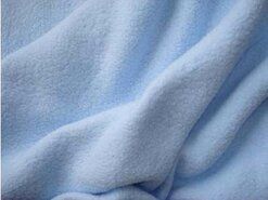 80% katoen, 20% polyester stoffen - Fleece stof - katoen - lichtblauw - 997047-821