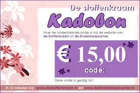 Geschenkgutscheine - Kadobon 15 euro