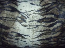 Polyester stoffen - Polyester stof - Dierenprint tijger - zwart/beige/kaki - 4513-027