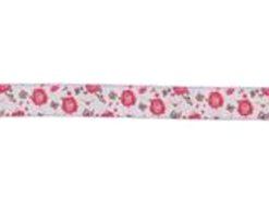 Wit - Sierband 2 Lotte wit/roze/fuchsia/lime*