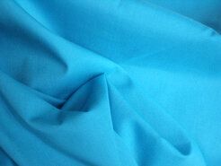 65% polyester, 35% katoen stoffen - Katoen stof - Lakenkatoen - turquoise - 3121-104