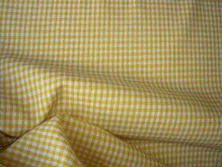 Boerenbont stoffen - Katoen stof - boerenbont mini ruitje (0,2 cm) - geel - 5581-035