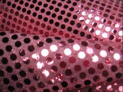 KnipIdee stoffen - Paillette stof - licht roze - 0142-880