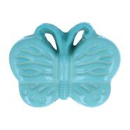 Aqua blauw - Kinderknoop vlinder aqua (5604-1-298)*