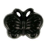 Kinderknopen - Kinderknoop vlinder zwart (5604-1-000)*