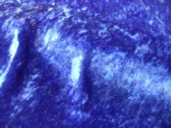 Exclusieve stoffen - Velours de panne stof - kobaltblauw - 5666-005