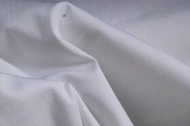 Witte / creme stoffen - Satijn stof - Bruidssatijn - wit - 1675-050
