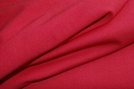 Rode stoffen - Tricot stof - uni - rood - 1773-015