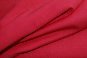 Zuiverrode stoffen - Tricot stof - uni - rood - 1773-015
