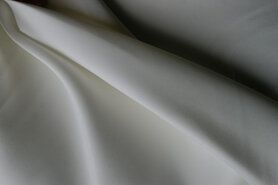 Gebroken witte stoffen - Satijn stof - Bruidssatijn - off-white - 1675-051