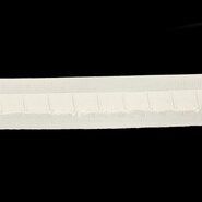 Gardinenband und Haken - Gardine Faltenband 2.7 cm weiss (605012)