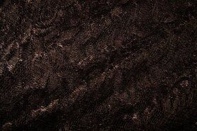 Spitzenstoff kaufen - 3958-58 Spitze geblümt dunkelbraun