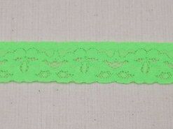 Felgroen - Rekbaar kant 2.5 cm neon groen (2146-333)