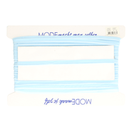 Polyester band - Paspelband rekbaar lichtblauw (5005-258)*