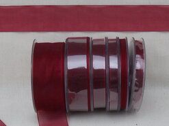 Bordeauxrood - Organza de luxe 3 mm bordeaux (33)