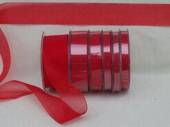 Organza - Organza de luxe 3 mm rot (26)