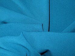 Blauwgroene stoffen - Crepe Georgette stof - Georgette - petrol - 3956-124