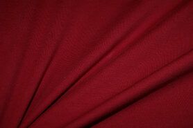 Wijnrode stoffen - Tricot stof - wijnrood - 5438-116