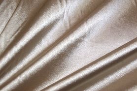 Exclusieve stoffen - Satijn stof - lichte stretch - beige - 4241-052