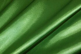 97% Polyester, 3% Elastan stoffen - Satijn stof - stretch - groen - 4241-025