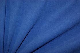 230gr/M² - Stretch stof - Bi-stretch (crêpe) - kobalt - 2773-005