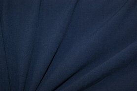 Viscose, polyester, lycra stoffen - Stretch stof - Bi-stretch (crêpe) - blauw - 2773-006