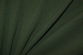 Viscose, polyester, lycra stoffen - Stretch stof - Bi-stretch (crêpe) - donkergroen - 2773-028