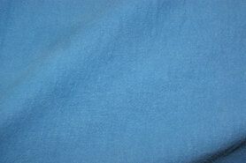 Ramie stoffen - Linnen stof - Gewassen Ramie - turquoise - 2155-004