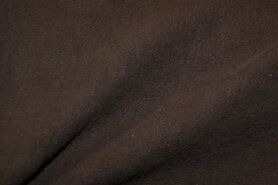 Braune Stoffe - NB 2155-058 Gewaschener Ramie dunkelbraun