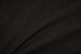 Zwarte stoffen - Linnen stof - Gewassen Ramie - zwart - 2155-069