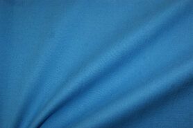 Katoenen stoffen - Katoen stof - zacht - turquoise - 1805-104