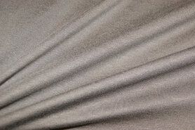 Taupe stoffen - Tricot stof - taupe - 2194-954