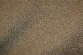 Gekookte stoffen - Wollen stof - Gekookte wol - beige - 4578-052