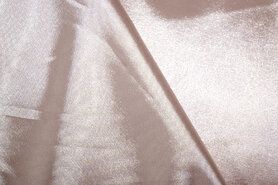97% Polyester, 3% Elastan stoffen - Satijn stof - stretch poeder - zalm - 4241-011