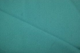 Blauwe gordijnstoffen - Voile stof - Crêpe Georgette donker - aqua - 3956-104