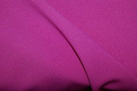 Roze vitrage stoffen - Voile stof - Crêpe Georgette - cerise - 3956-117