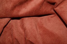 Hondenkleding stoffen - Ribcord stof - lichte stretch - terra - 1576-056