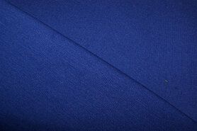 Katoen polyester lycra stoffen - Tricot stof - Punta di Roma - kobaltblauw - 9601-005