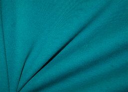 Katoen polyester lycra stoffen - Tricot stof - Punta di Roma - aqua - 9601-124