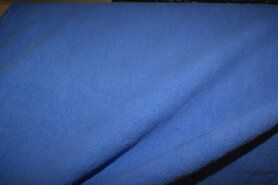 Broek stoffen - Linnen stof - Gewassen Ramie - kobaltblauw - 2155-005