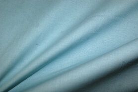 Ledikantdeken stoffen - Katoen stof - zacht - licht turquoise - 1805-003