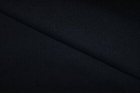 Katoen met elastan stoffen - Stretch stof - katoen - donkerblauw - 2887-008