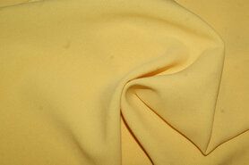 Gele stoffen - Voile stof - Crepe georgette - zachtgeel - 3956-034