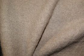 Poncho stoffen - Wollen stof - Gekookte wol - beige - 4578-152 
